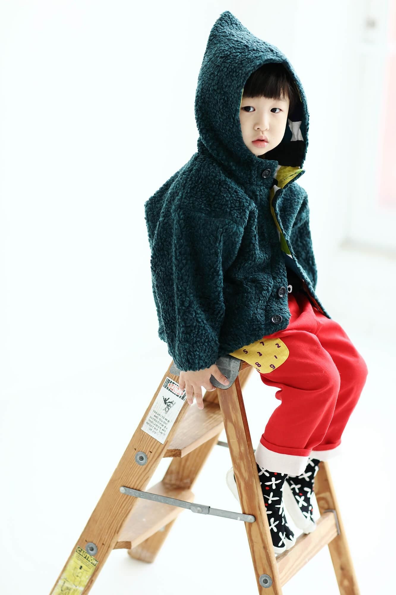 ● Split Toe Tabi Shoes for Kids / Suzushiroso Black 2