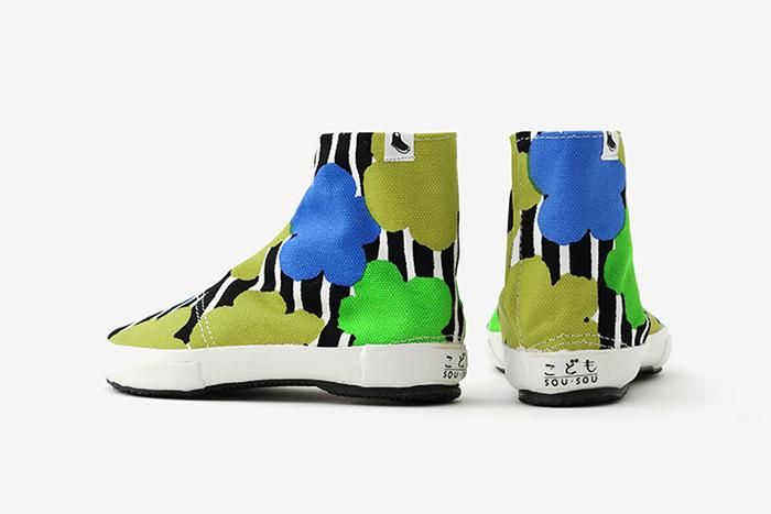 ●兒童分趾足袋鞋/布芝空薔薇2