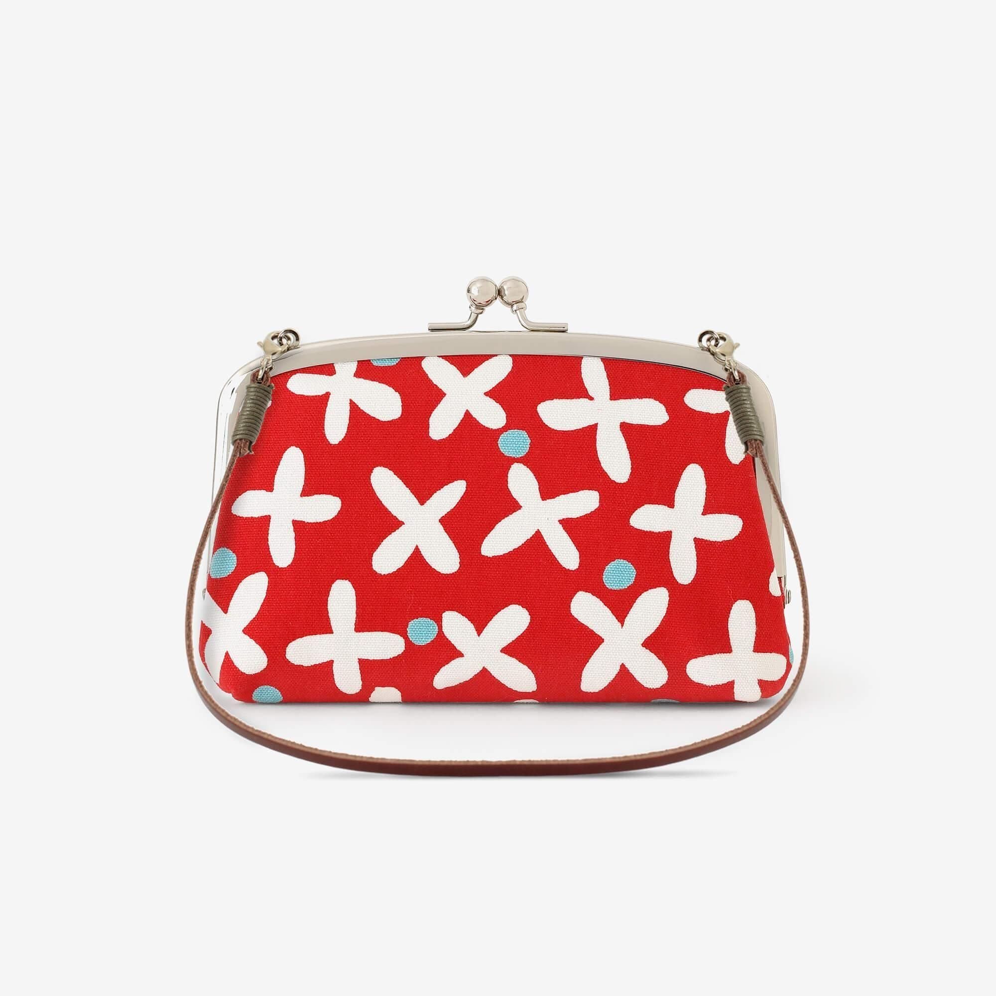 12号帆布软(NAN)硬币开口(父母和孩子) / suzushirogusa小猩红色