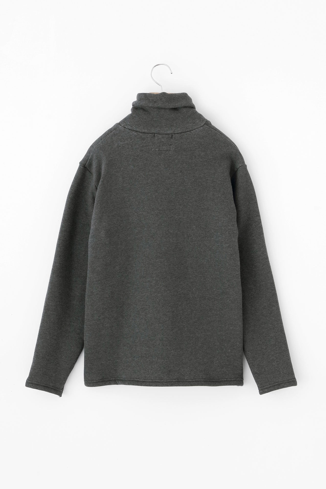 裏ボア 衿巻ジバン/濃灰(こいはい)