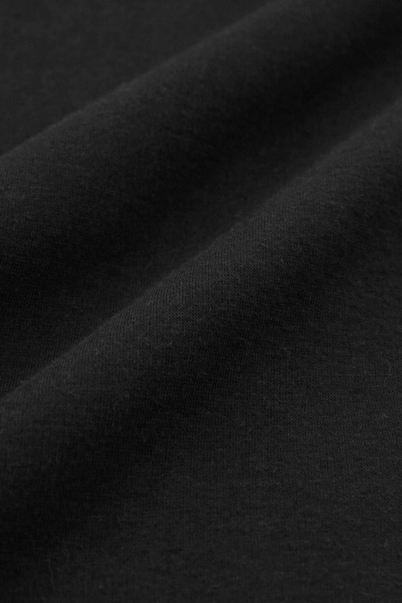 裏仿毛 高領上衣/黑色