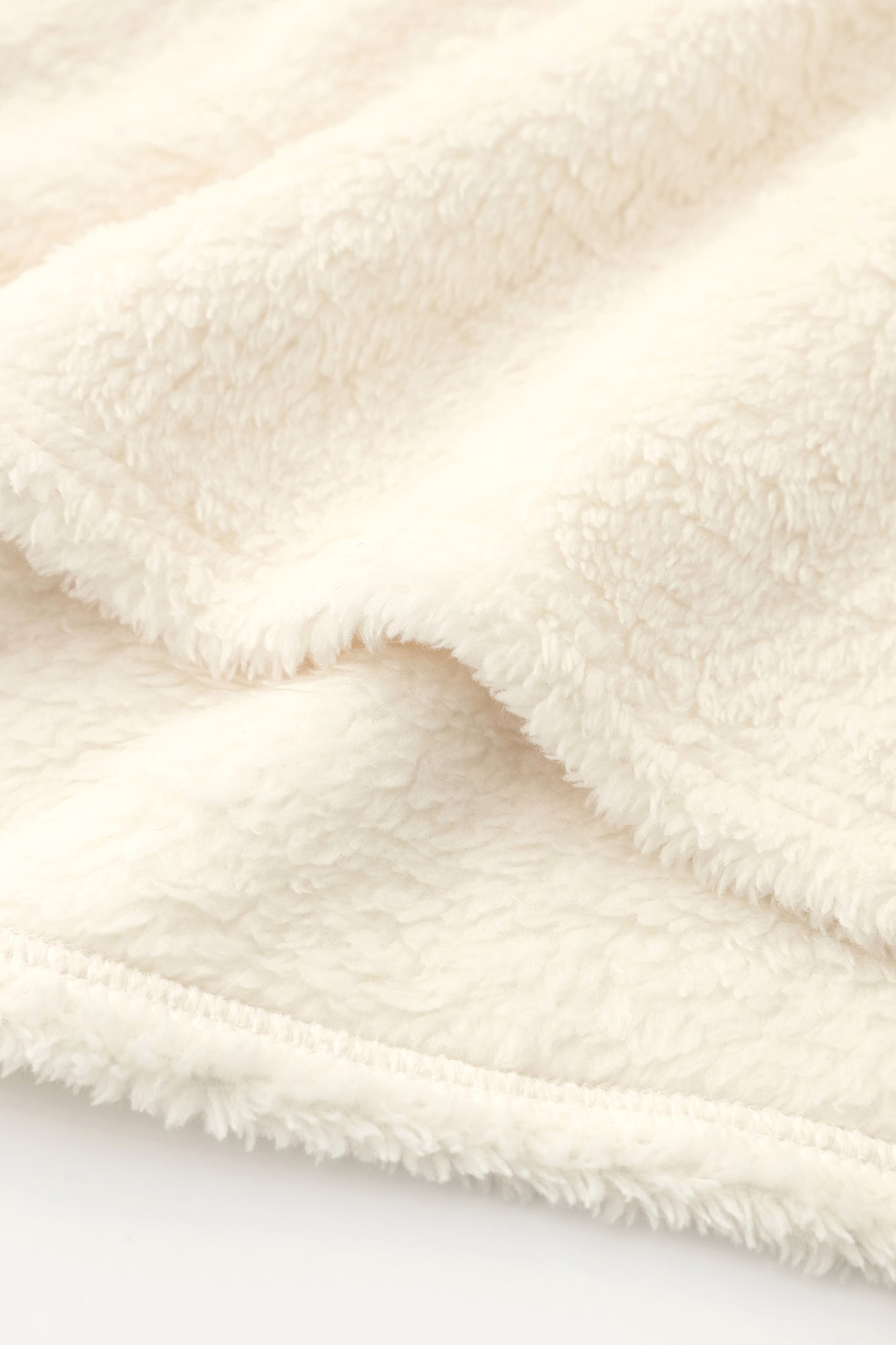 両面ボア 衿巻ジバン/鳥の子色(とりのこいろ)