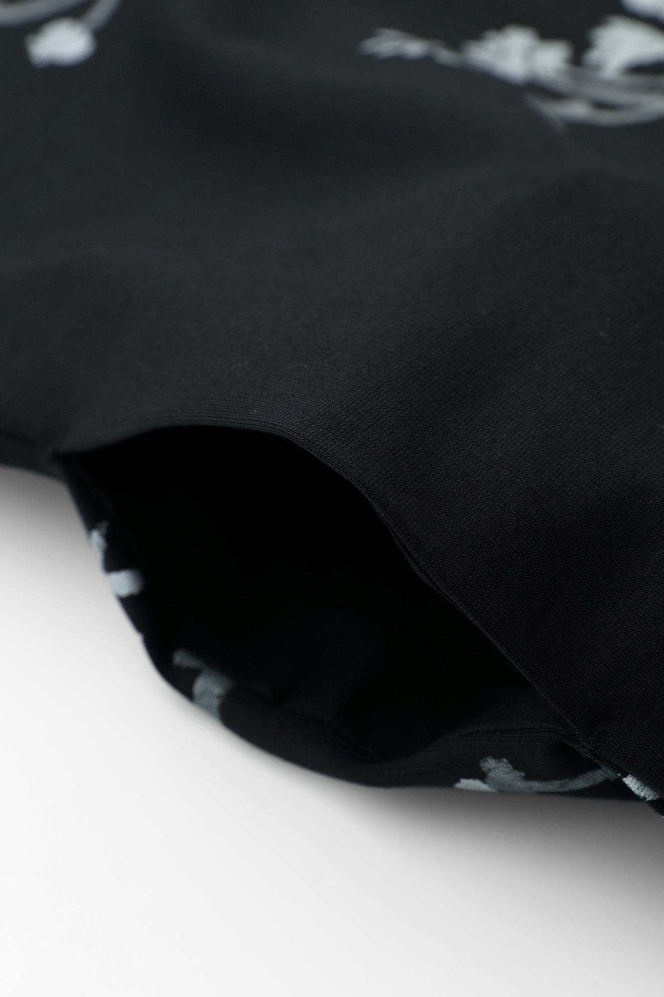 Interlock Knitting Rectangular Dress Shoulder Line/Walkway and Blank Black Blue