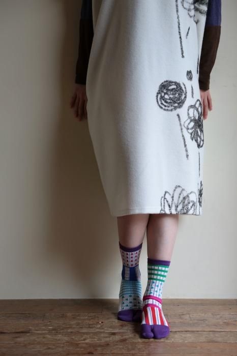 Tabi Socks (Mid-calf)/Layering Purple【Men・Women】