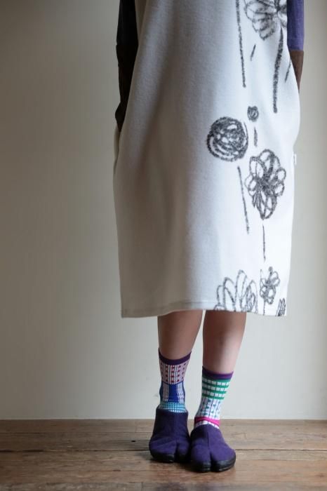 Tabi Socks (Mid-calf)/Layering Purple【Men・Women】