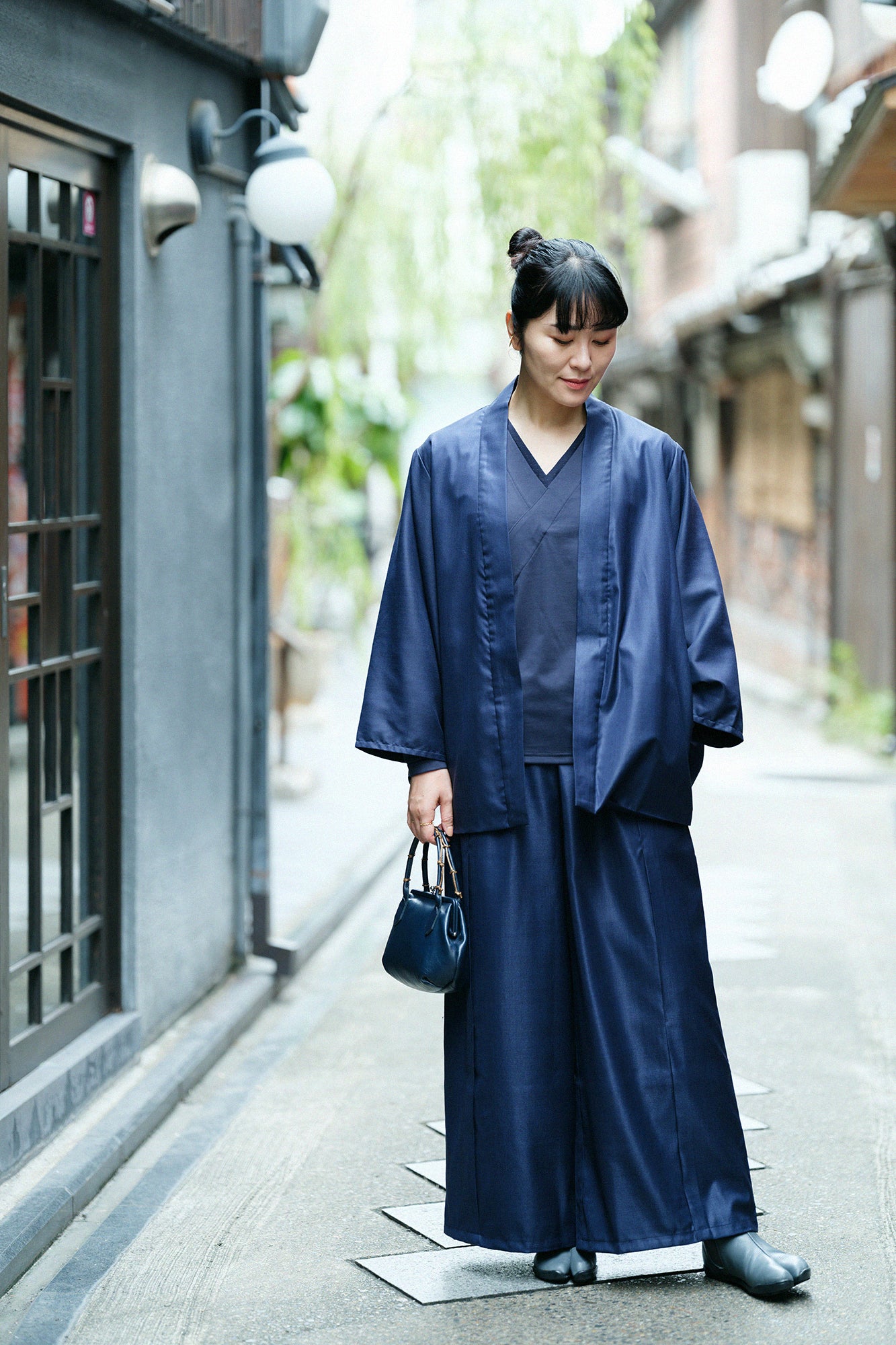 110쌍 쵸쵸멘 누키 항에리 지반 10부/짙은 남색