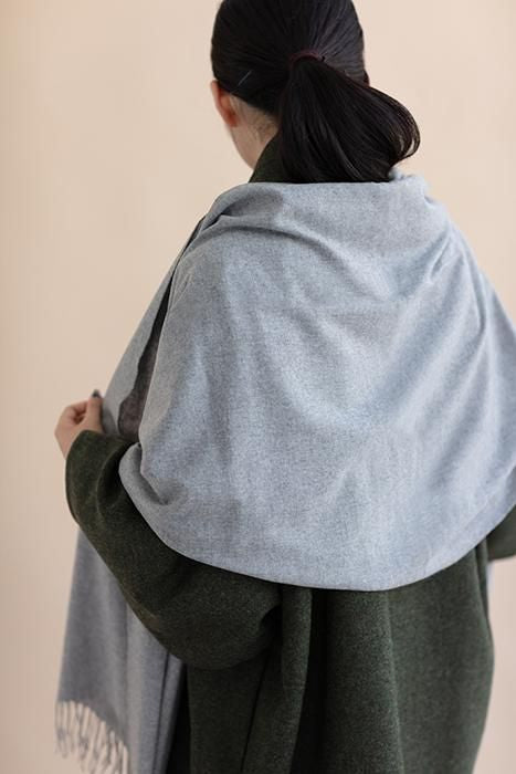 Baby Cash (R) Gauze Stole / Light Grey