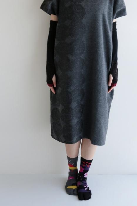 Tabi Socks (Mid-calf)/First Dream Grey×Black【Men・Women】