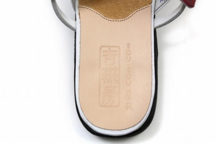 爪掛 SOU・SOU着衣×吉靴房/白色 【※約需8個月送達】