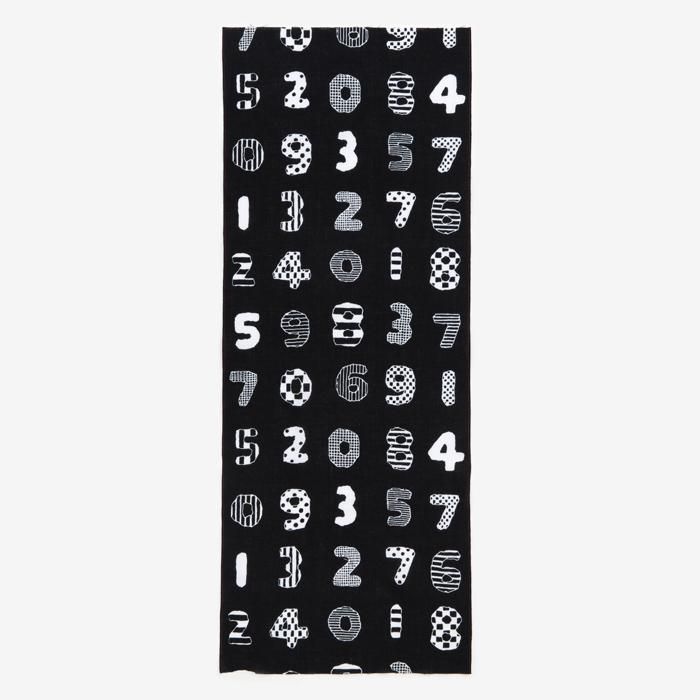 Isemomen Cotton Textile Handkerchief / Playing with Numbers