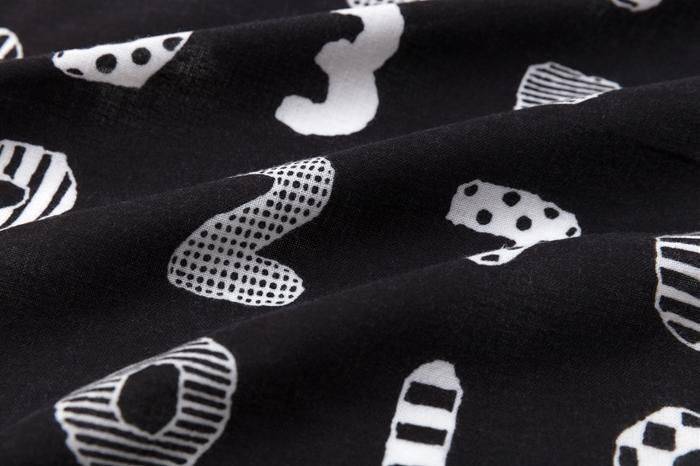 Isemomen Cotton Textile Handkerchief / Playing with Numbers