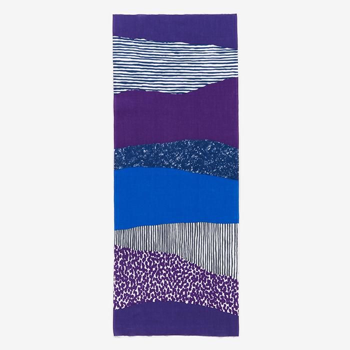 伊勢木綿 textile手ぬぐい/東山三十六峰(ひがしやまさんじゅうろっぽう)