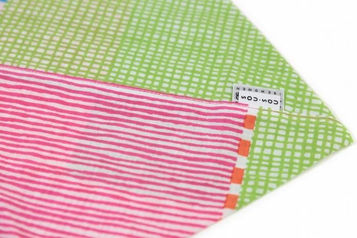 Isemomen Cotton Kohabaori Eco Bag / Lines and Dots Miyabi