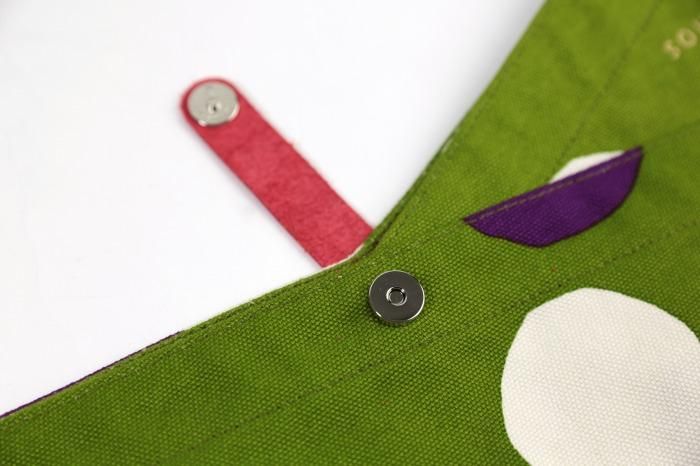 SOU・SOU×Arakawa Masujiro Odayaka Horizontal Shoulder Bag / Layered-flowers