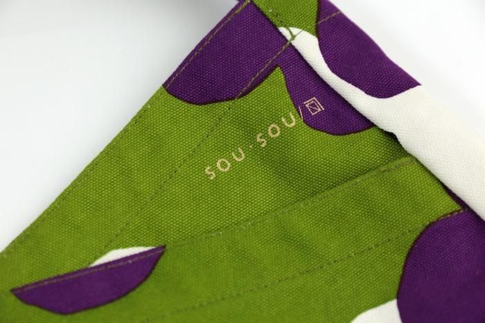 SOU・SOU×Arakawa Masujiro Odayaka Horizontal Shoulder Bag / Layered-flowers