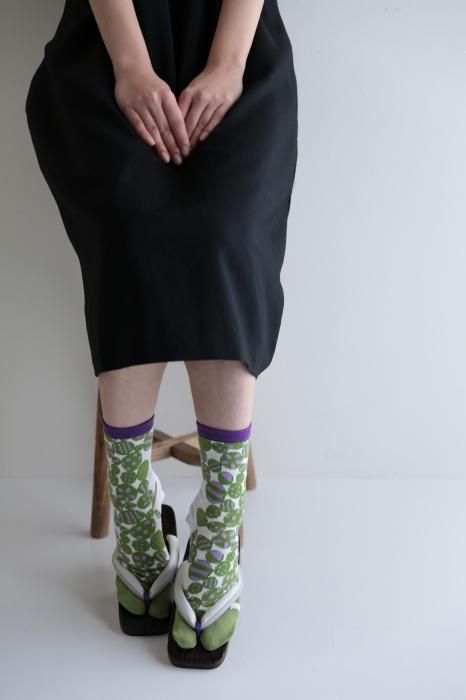 分趾襪(普通長度)/明麗 黃綠色 【男・女性用】