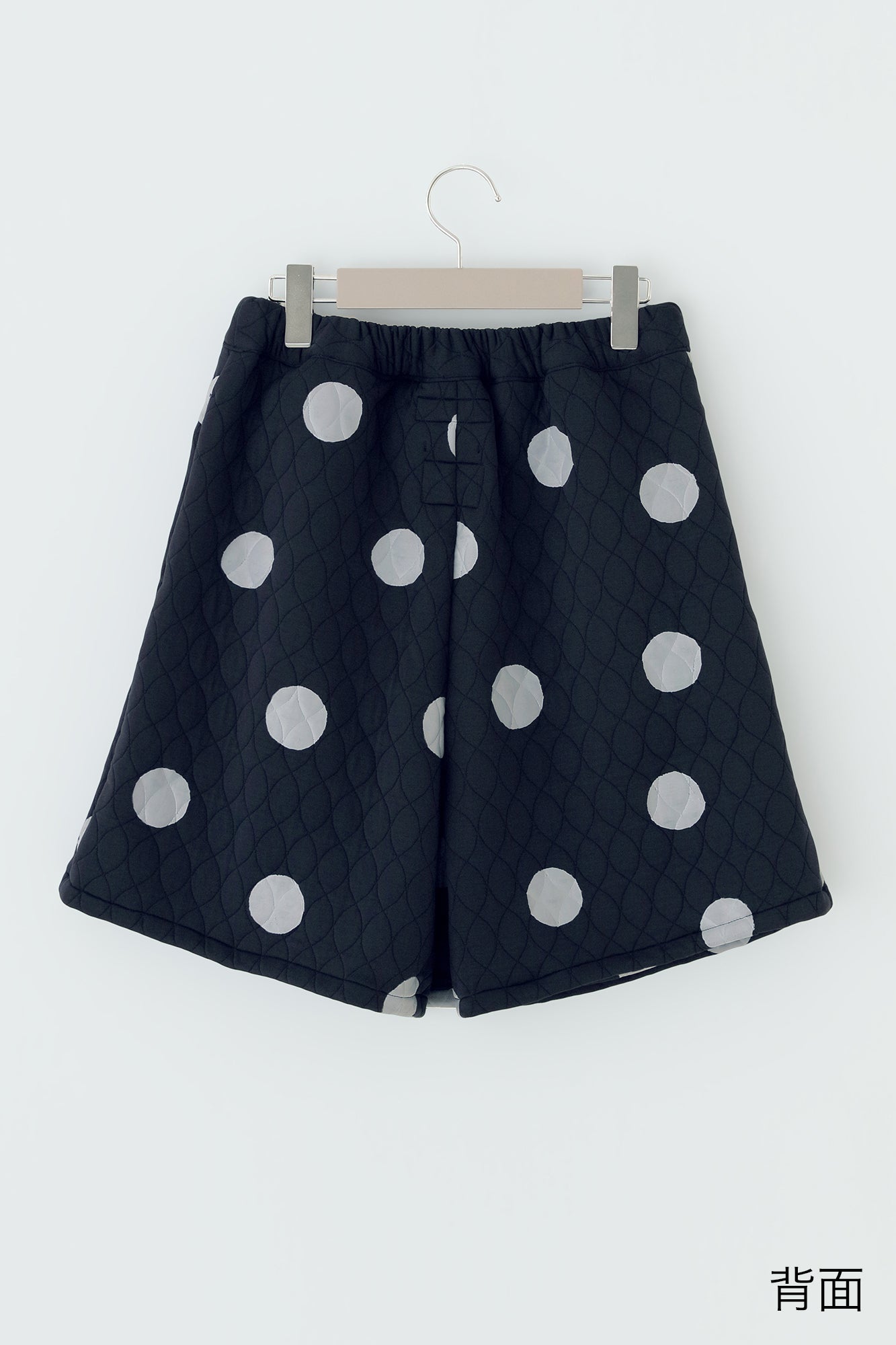 Quilted Jacquard BIKE Culottes/Polka Dots Mara Dark Navy