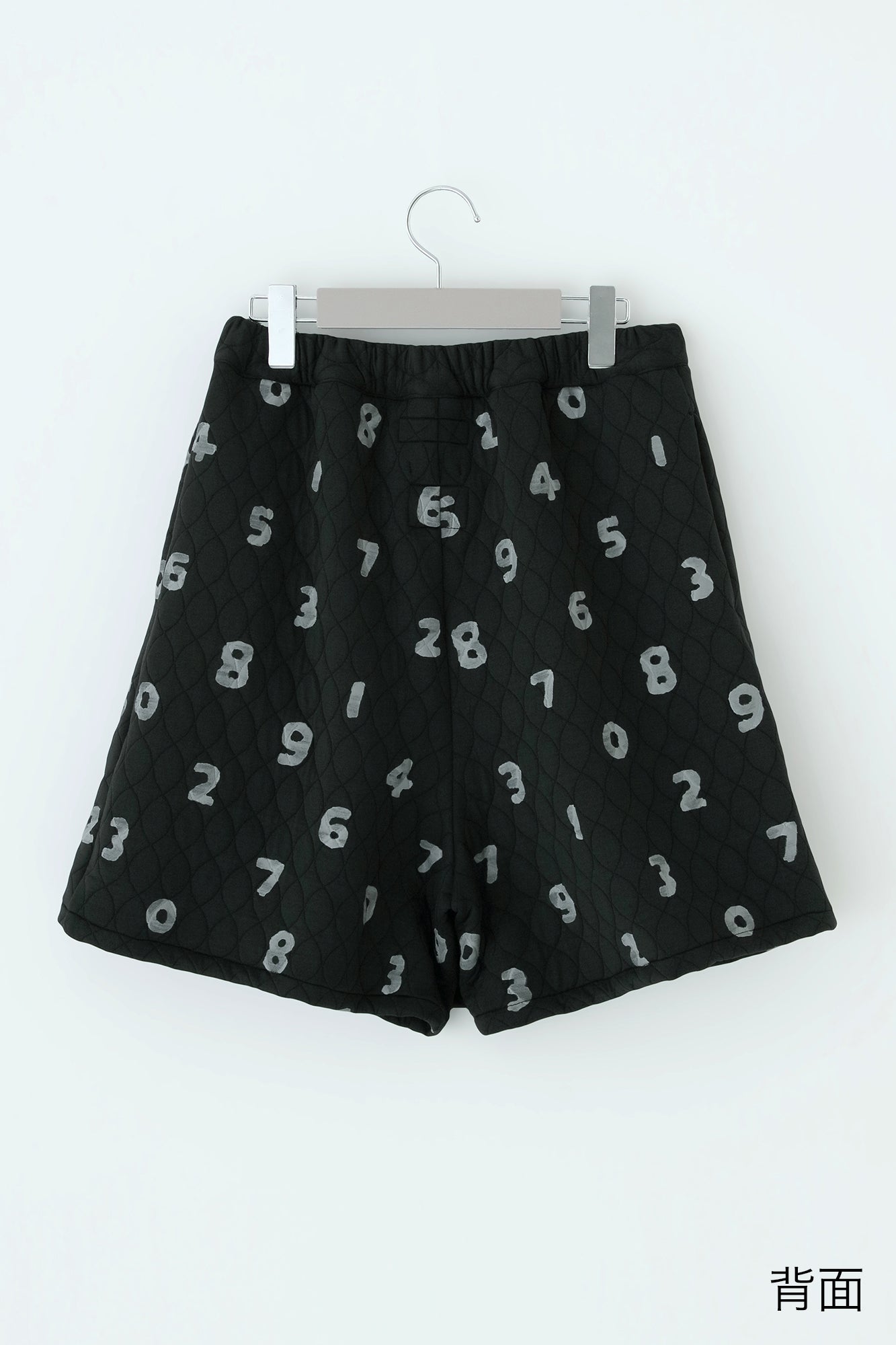 絎縫緹花 BIKE裙褲/SO-SU-U十數 黑色