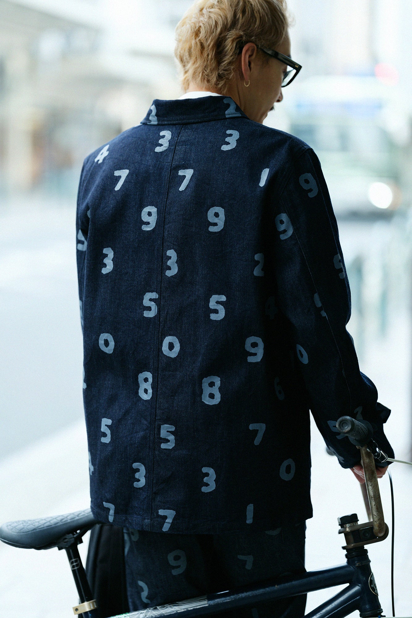 ウール混デニム カーゴジャケット/SO-SU-U インディゴ