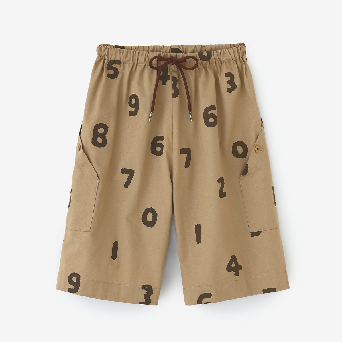 Short de vélo en sergé Cleanse(R)/SO-SU-U Beige