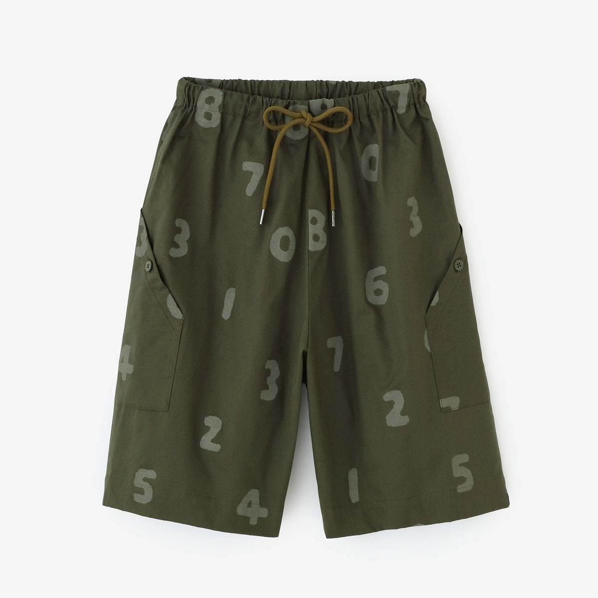 Short de vélo en sergé Cleanse(R)/SO-SU-U vert olive