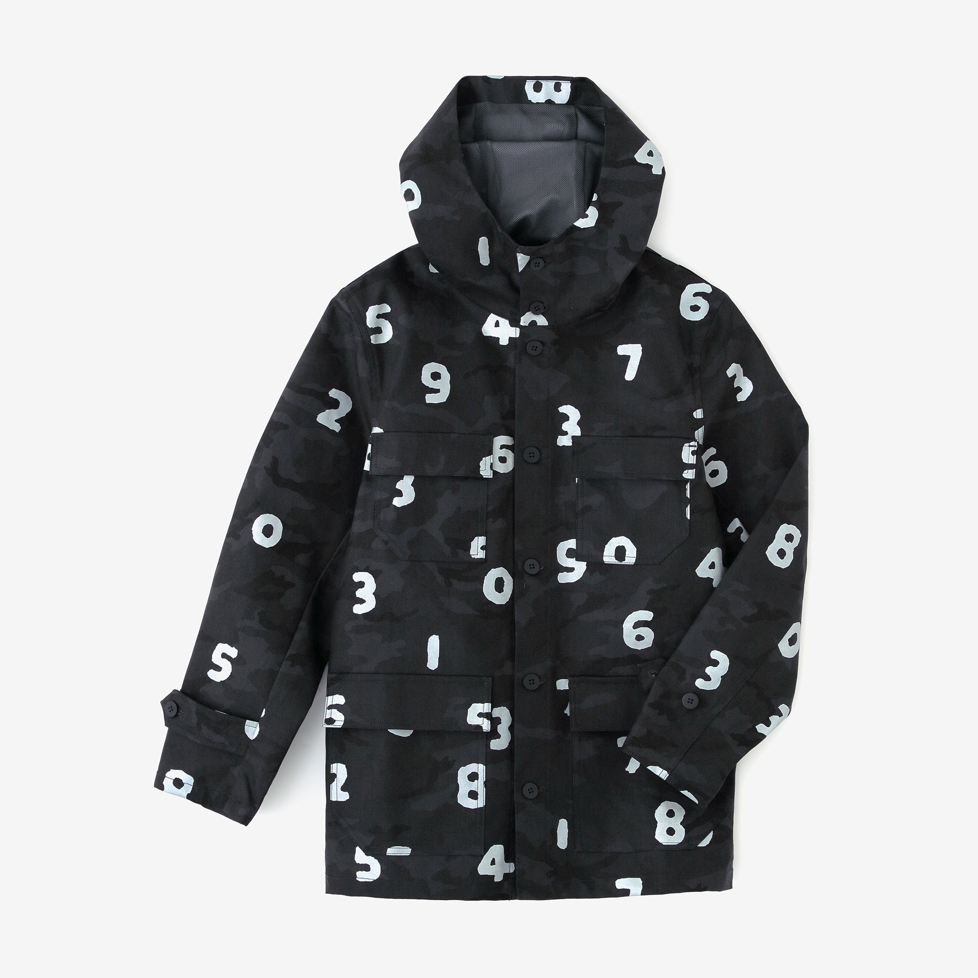 Waterproof Mountain Parka/camo SO-SU-U Dark Grey
