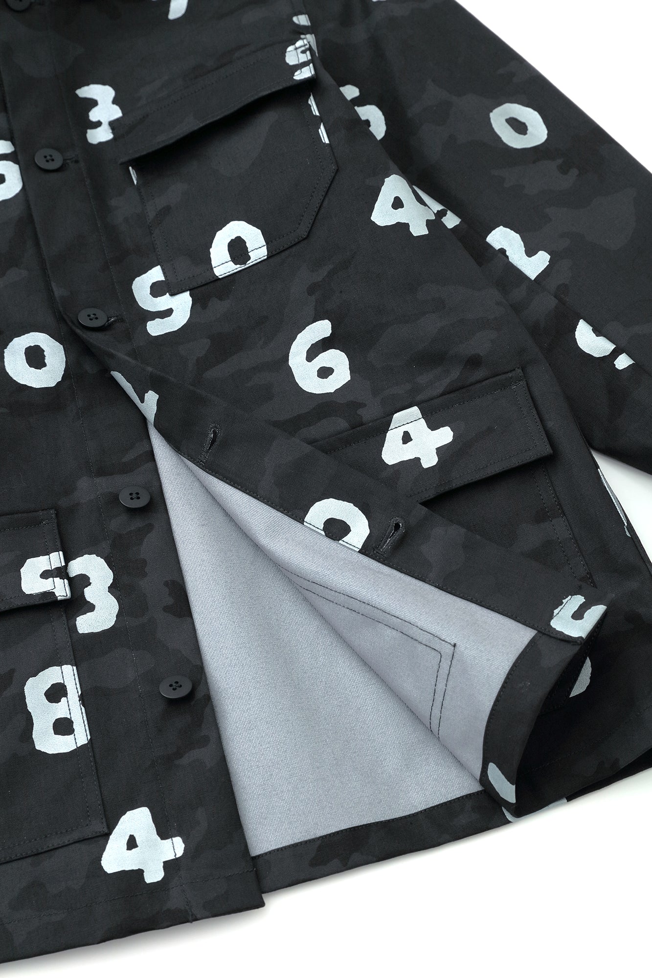 Waterproof Mountain Parka/camo SO-SU-U Dark Grey