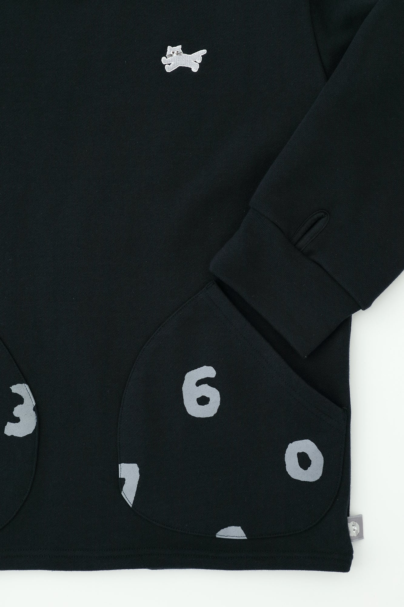 內抓毛 船領運動衫/深藍色×SO-SU-U十數