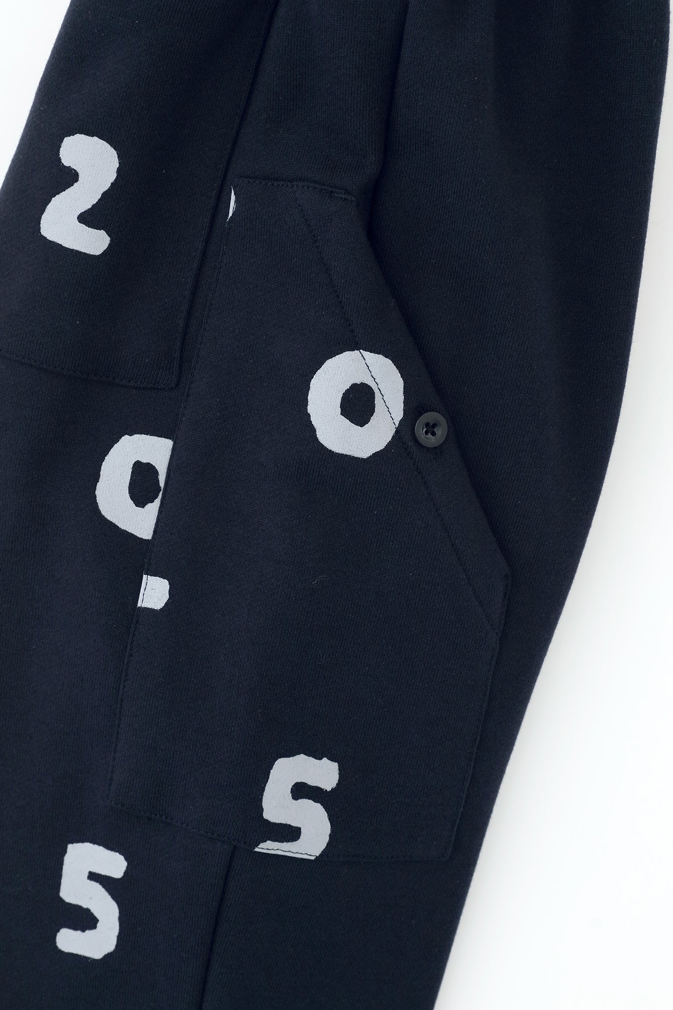 內抓毛BIKE長褲/深藍色×SO-SU-U十數