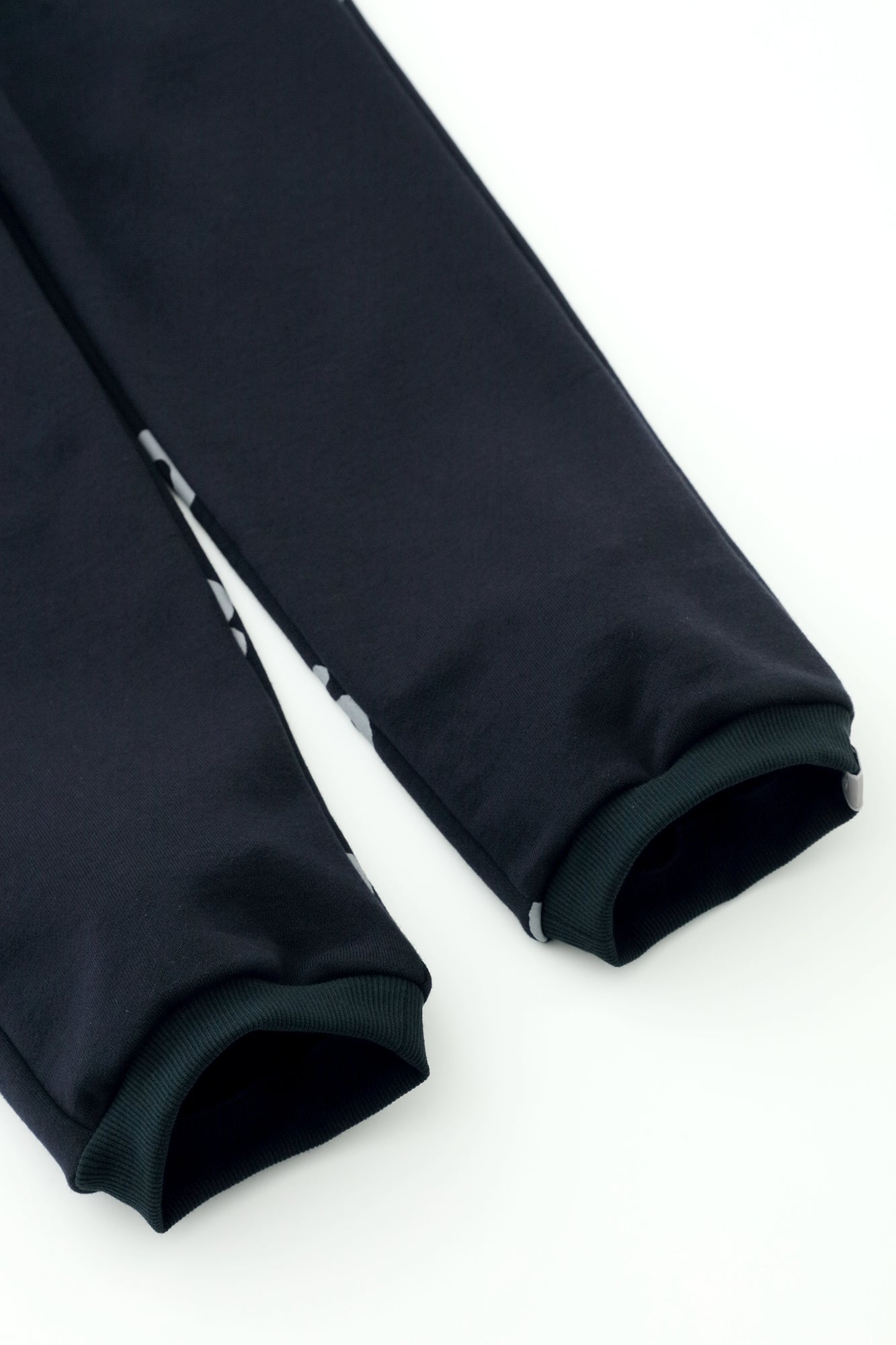 內抓毛BIKE長褲/深藍色×SO-SU-U十數