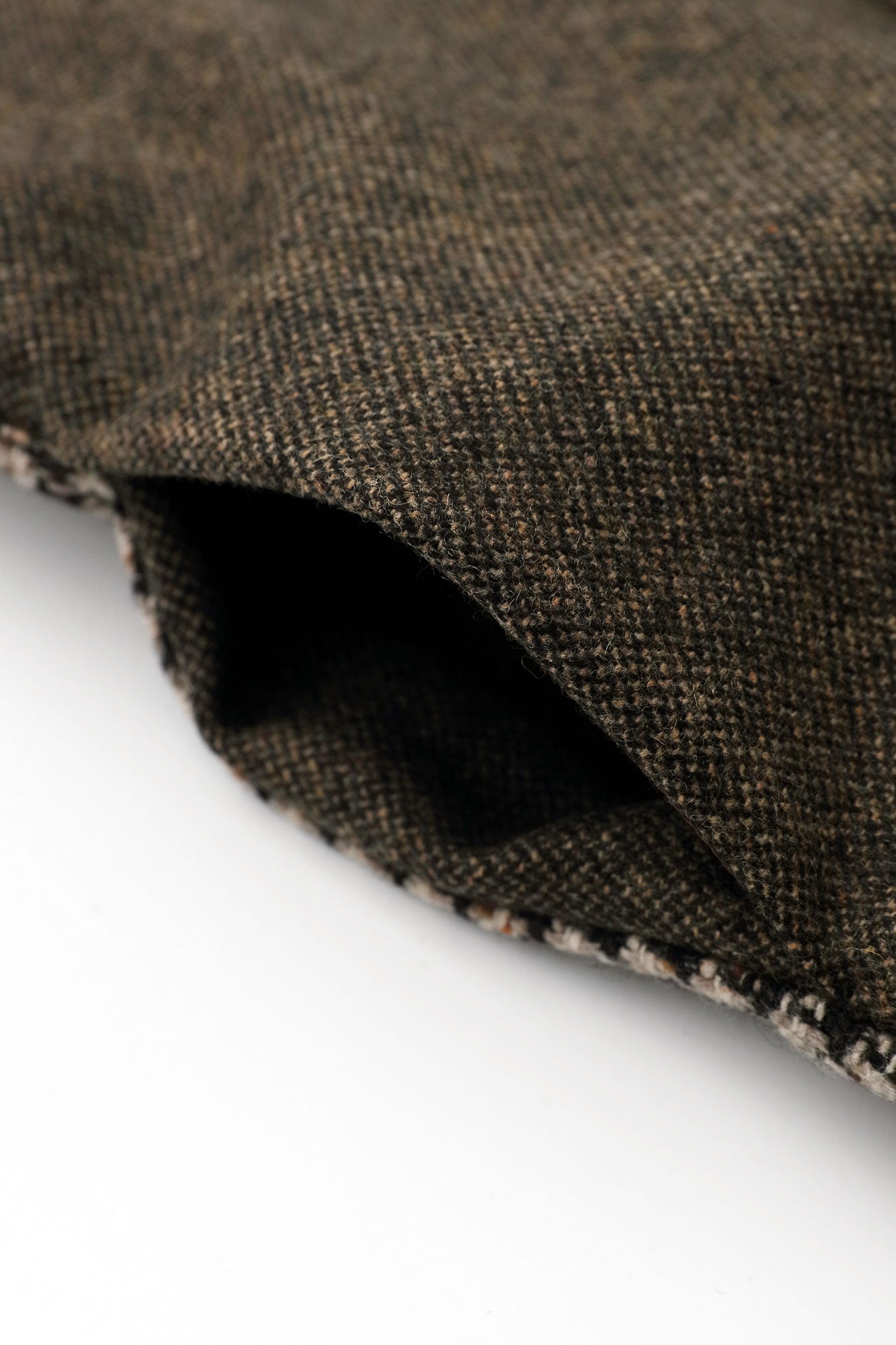 CBN Wool ZIP UP Hooded Jacket/Raw Umber