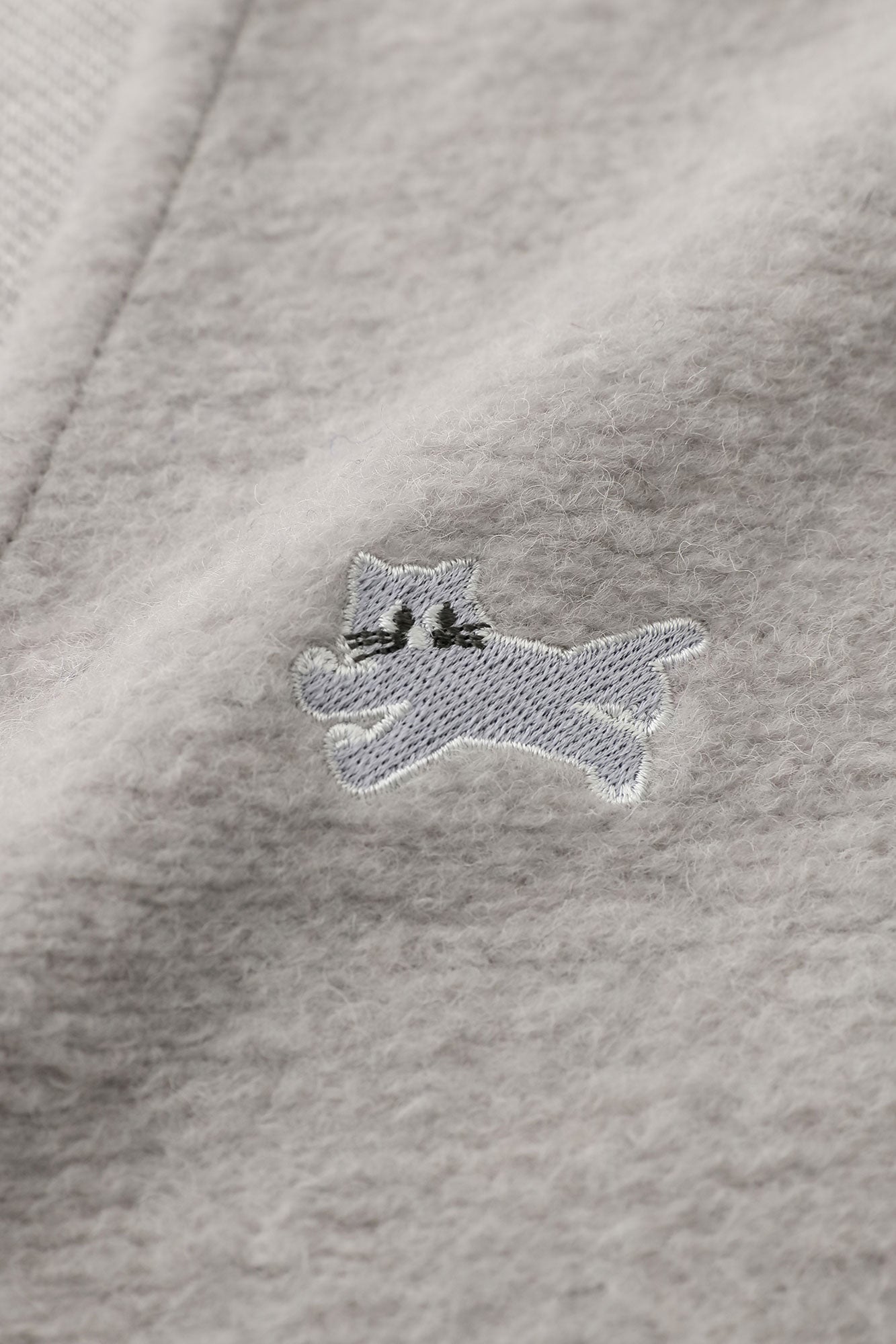 義大利毛絨針織 V領L/S外套/雪白色