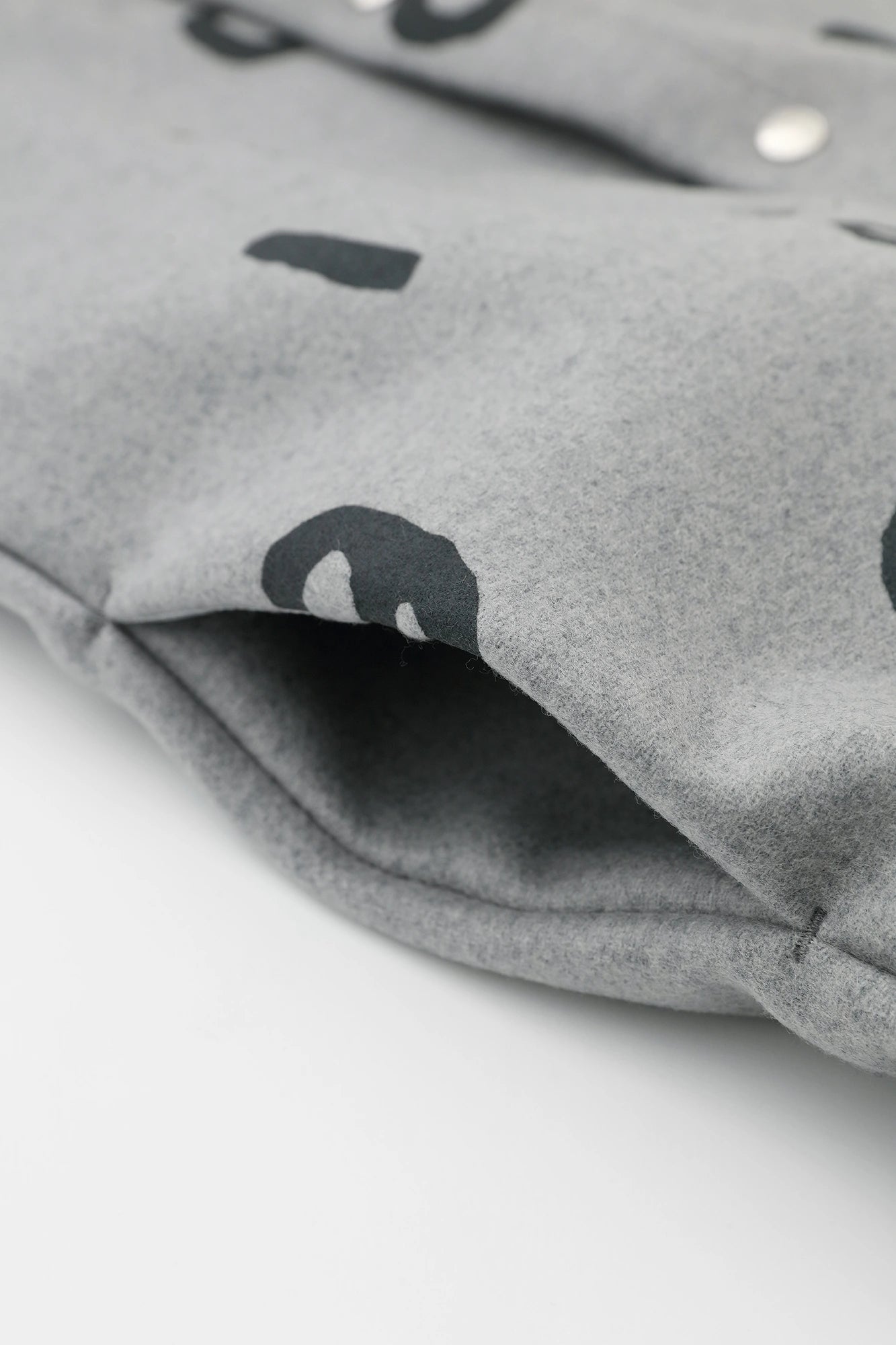 ダブルメルトン BIKEフードベスト/SO-SU-U グレー