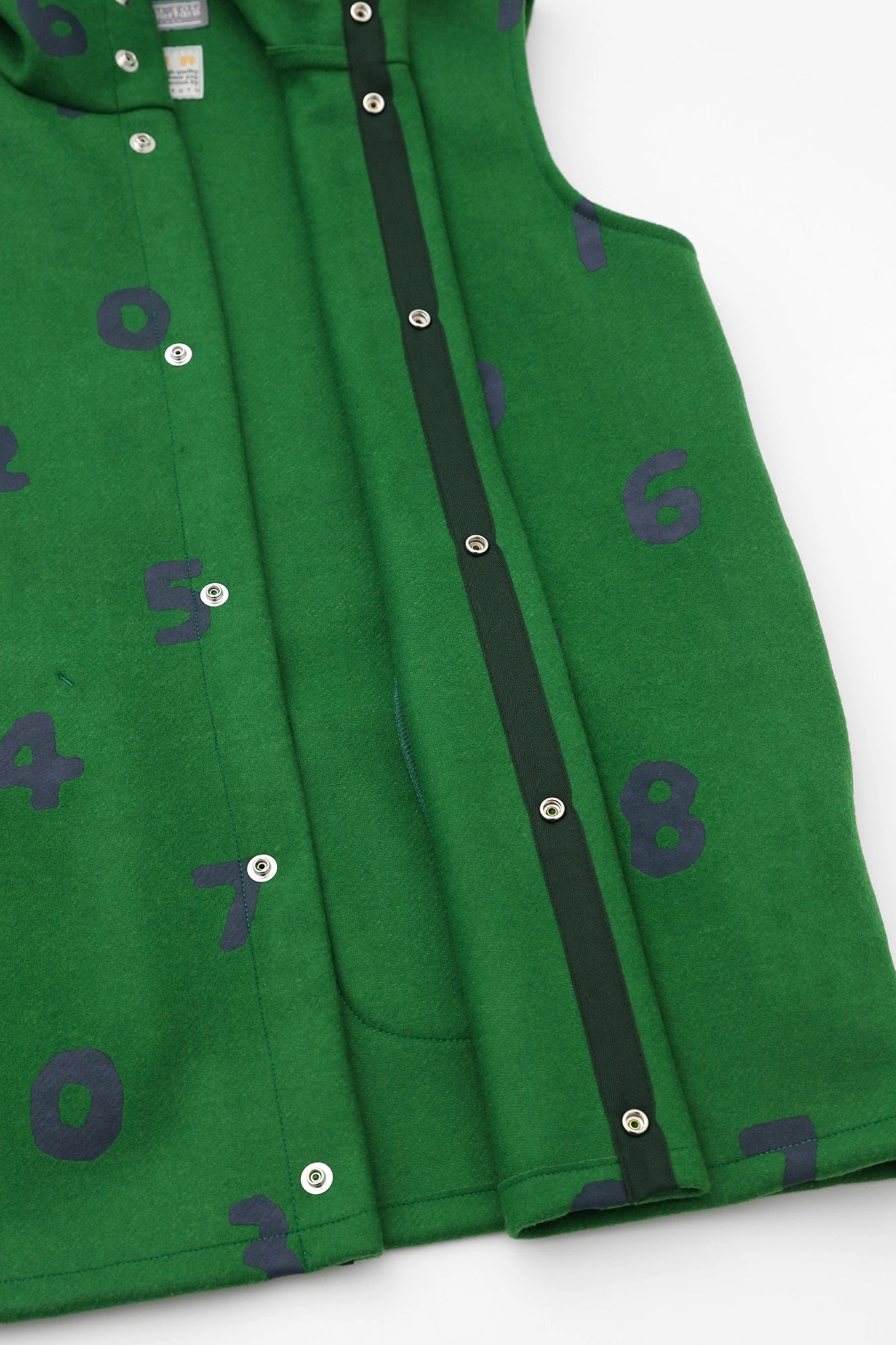 ダブルメルトン BIKEフードベスト/SO-SU-U グリーン