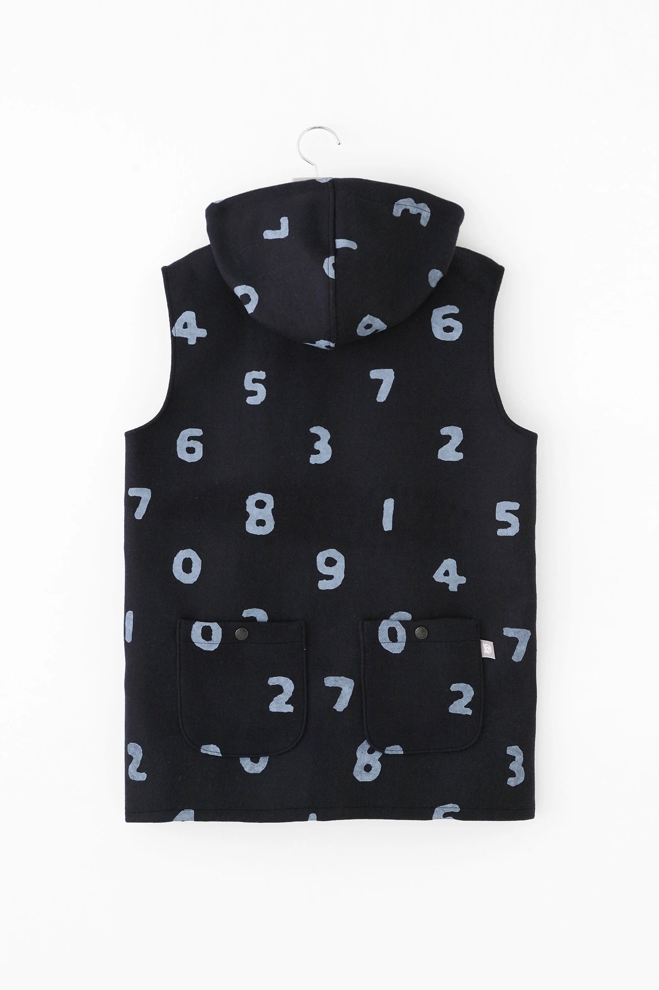 ダブルメルトン BIKEフードベスト/SO-SU-U ネイビーブラック