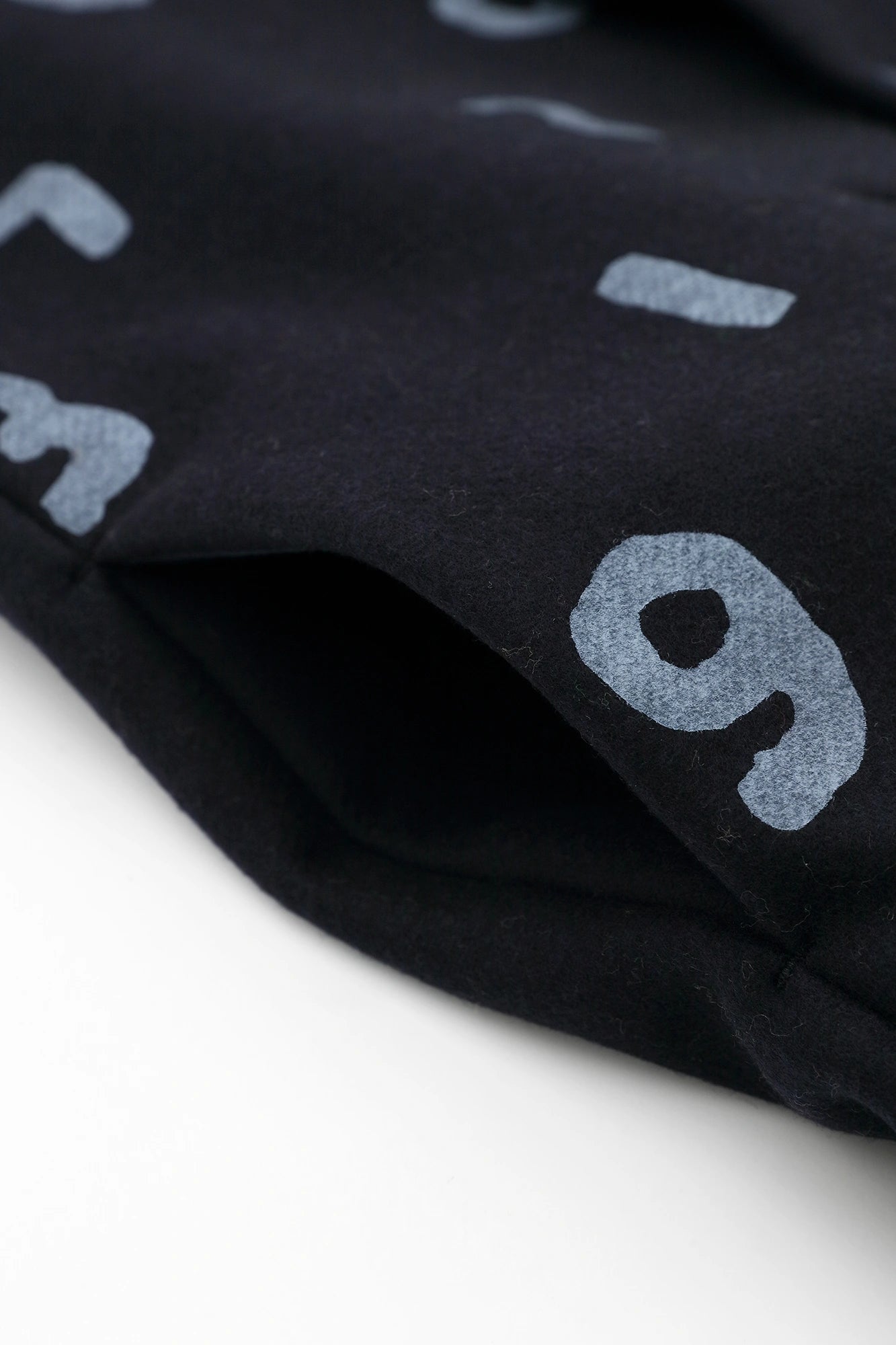 ダブルメルトン BIKEフードベスト/SO-SU-U ネイビーブラック