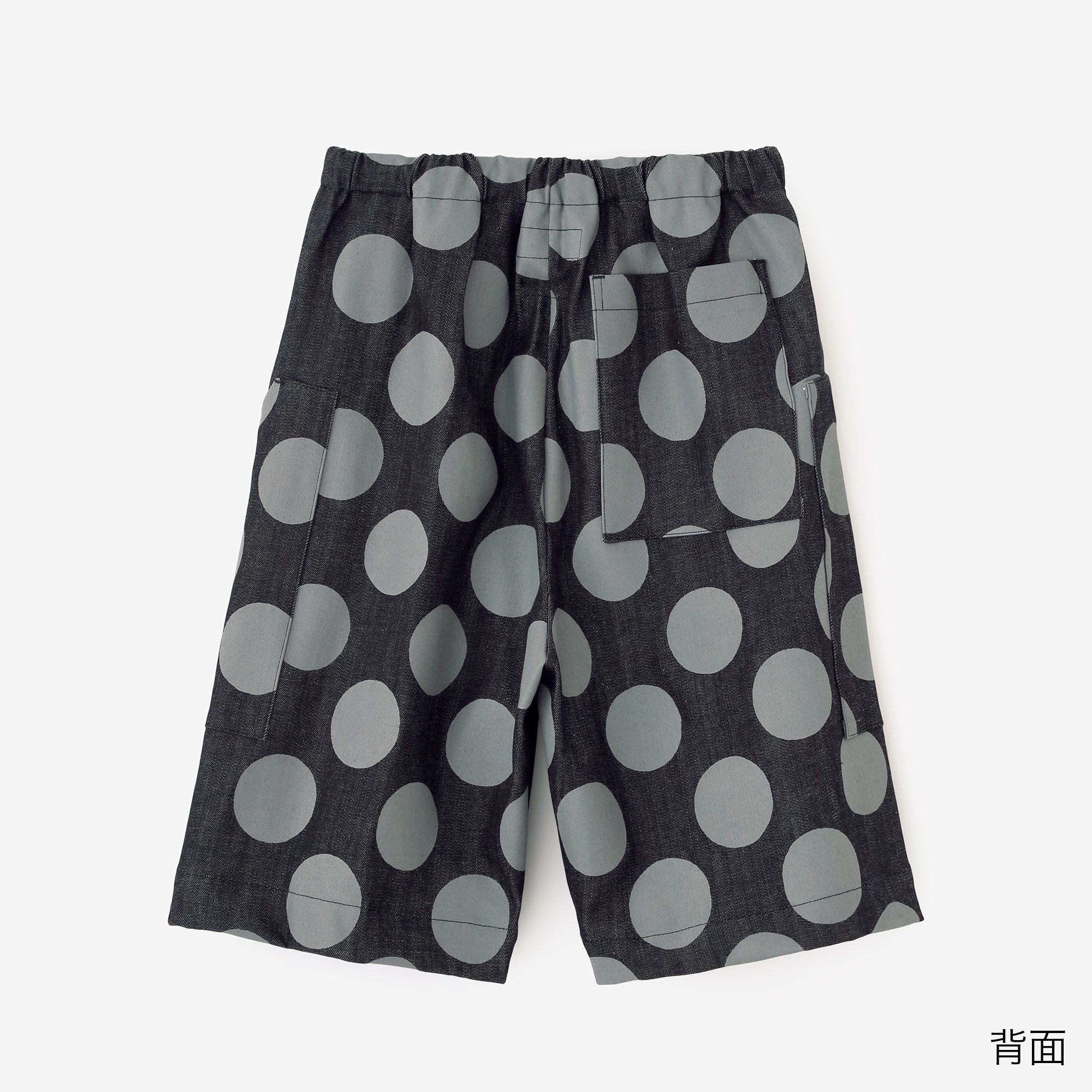 ストレッチデニム BIKEショーツ/インディゴ×KPD