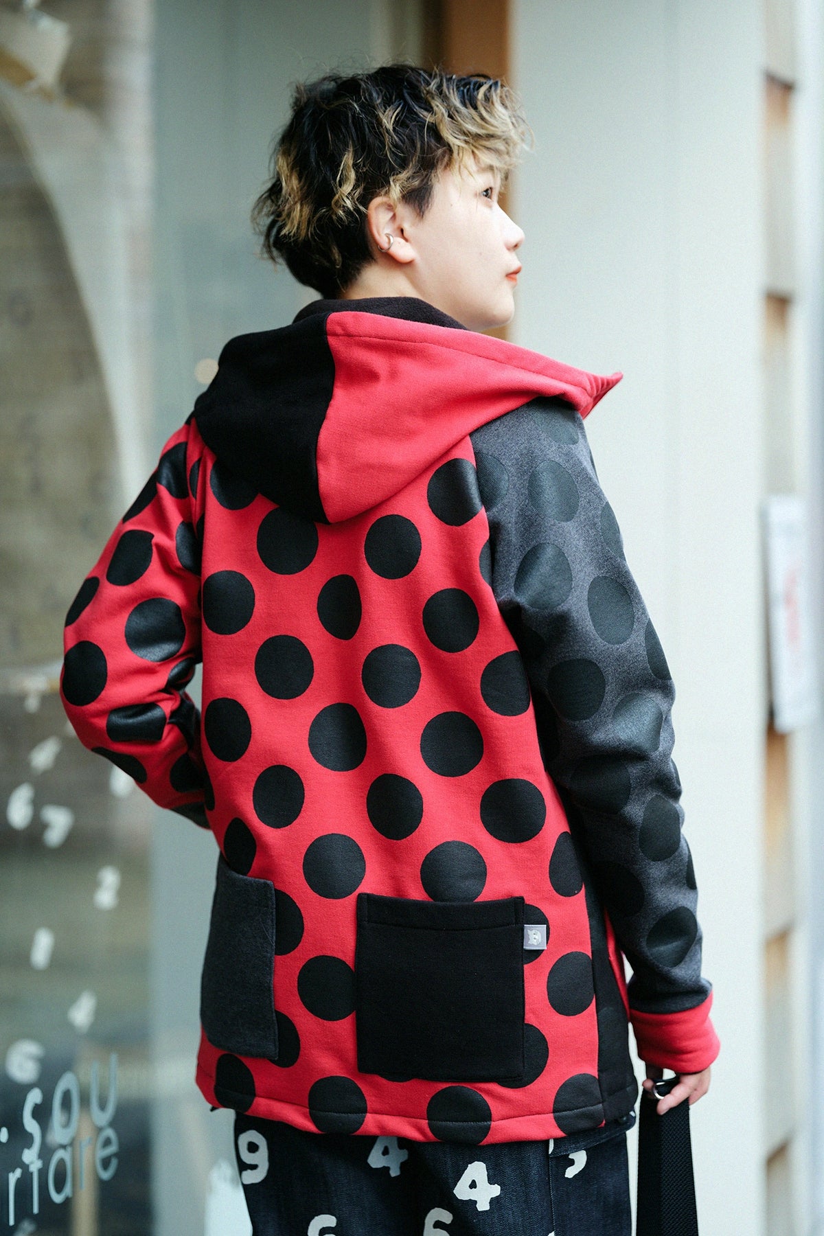 Fleece BIKE Parka/KPD Red・Black