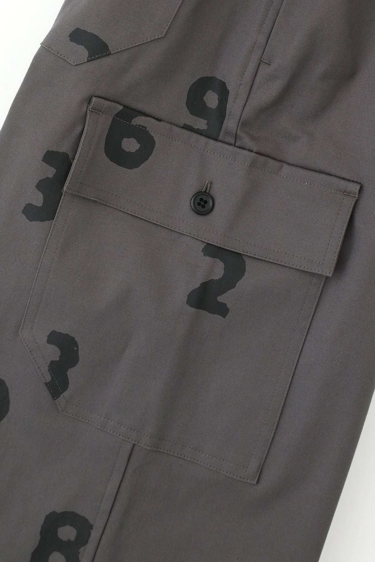 Stretch-Cargohose aus Chinostoff/StahlgrauSO-SU-U