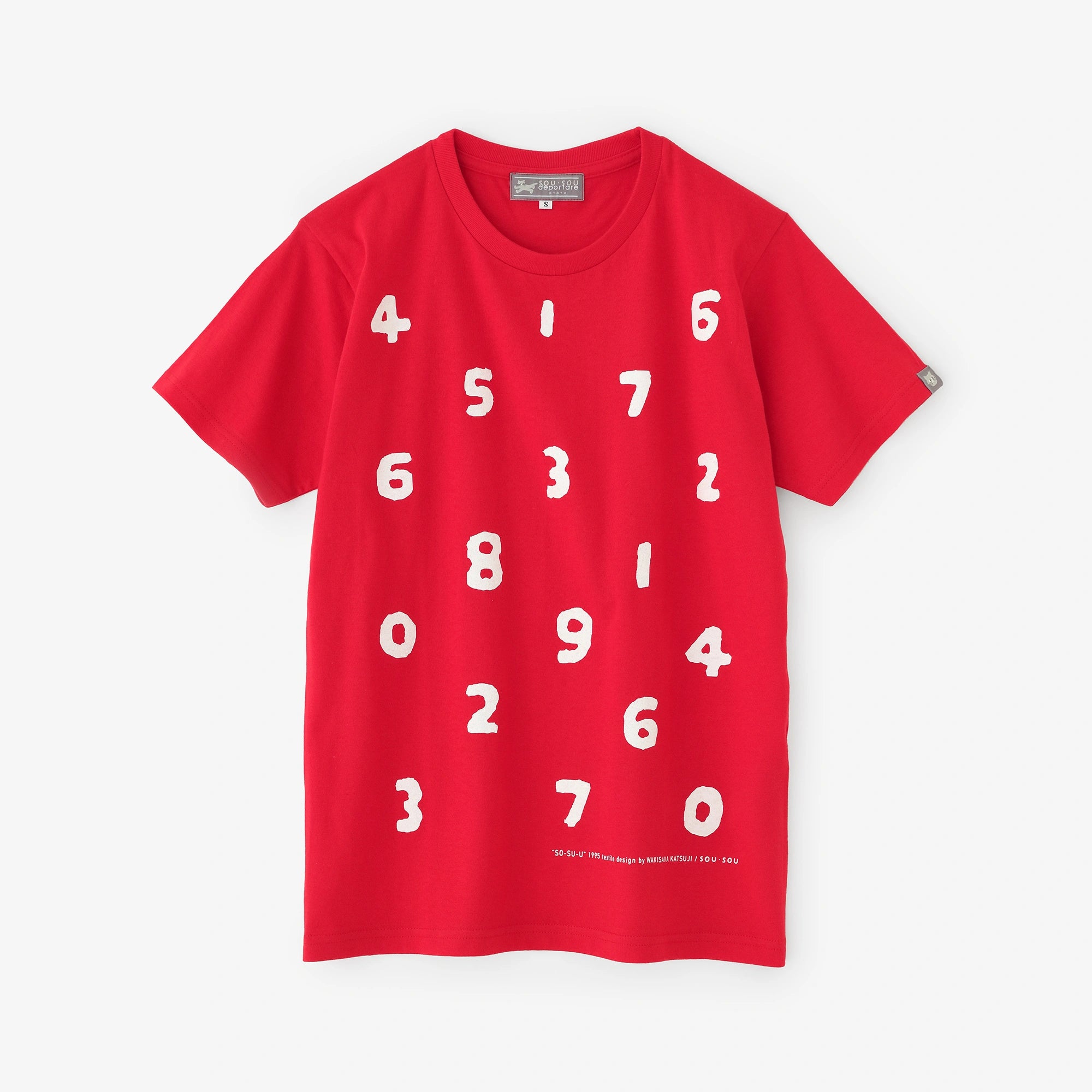 SO-SU-U 半袖Tシャツ[5.0]／レッド