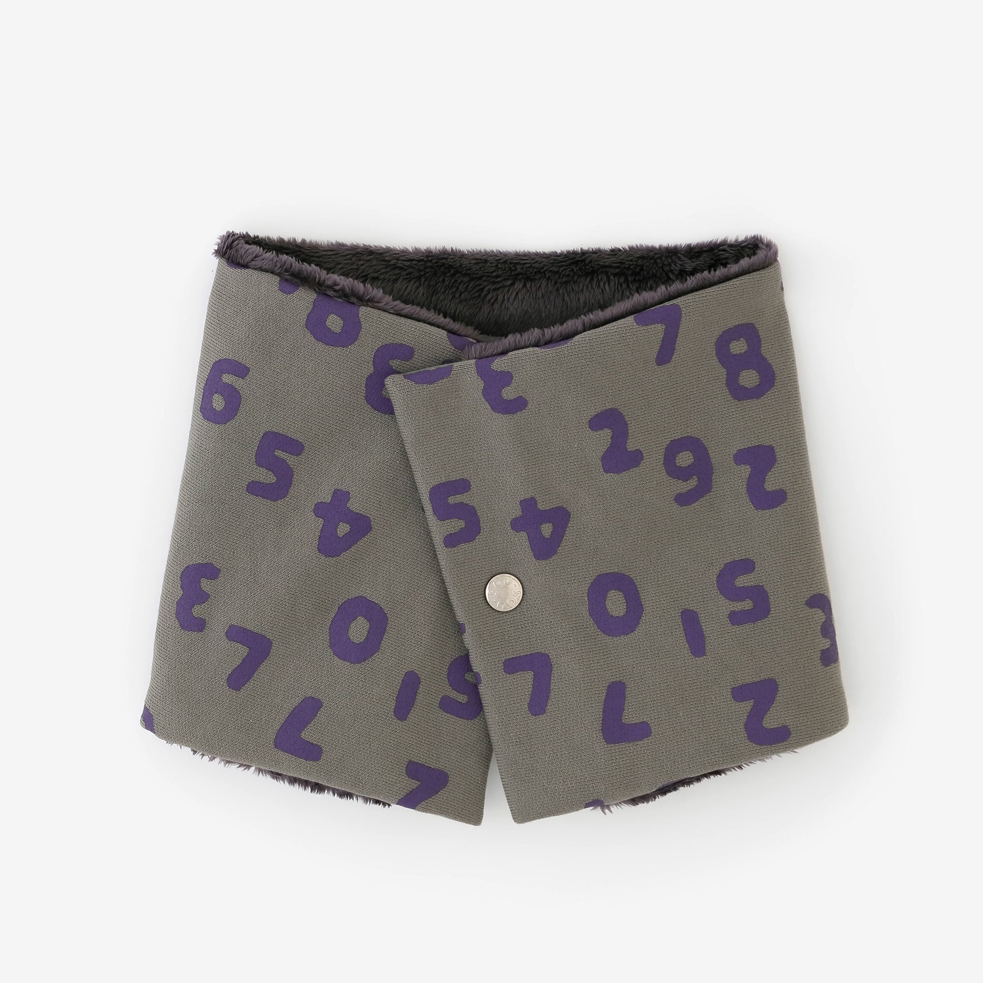 雙面用 BIKE短圍巾/SO-SU-U十數昆 上下 灰色