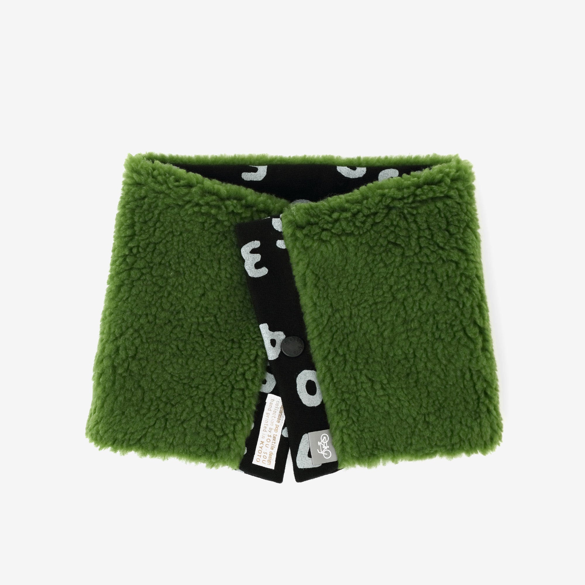 雙面用 BIKE短圍巾/SO-SU-U十數昆 上下 黑色