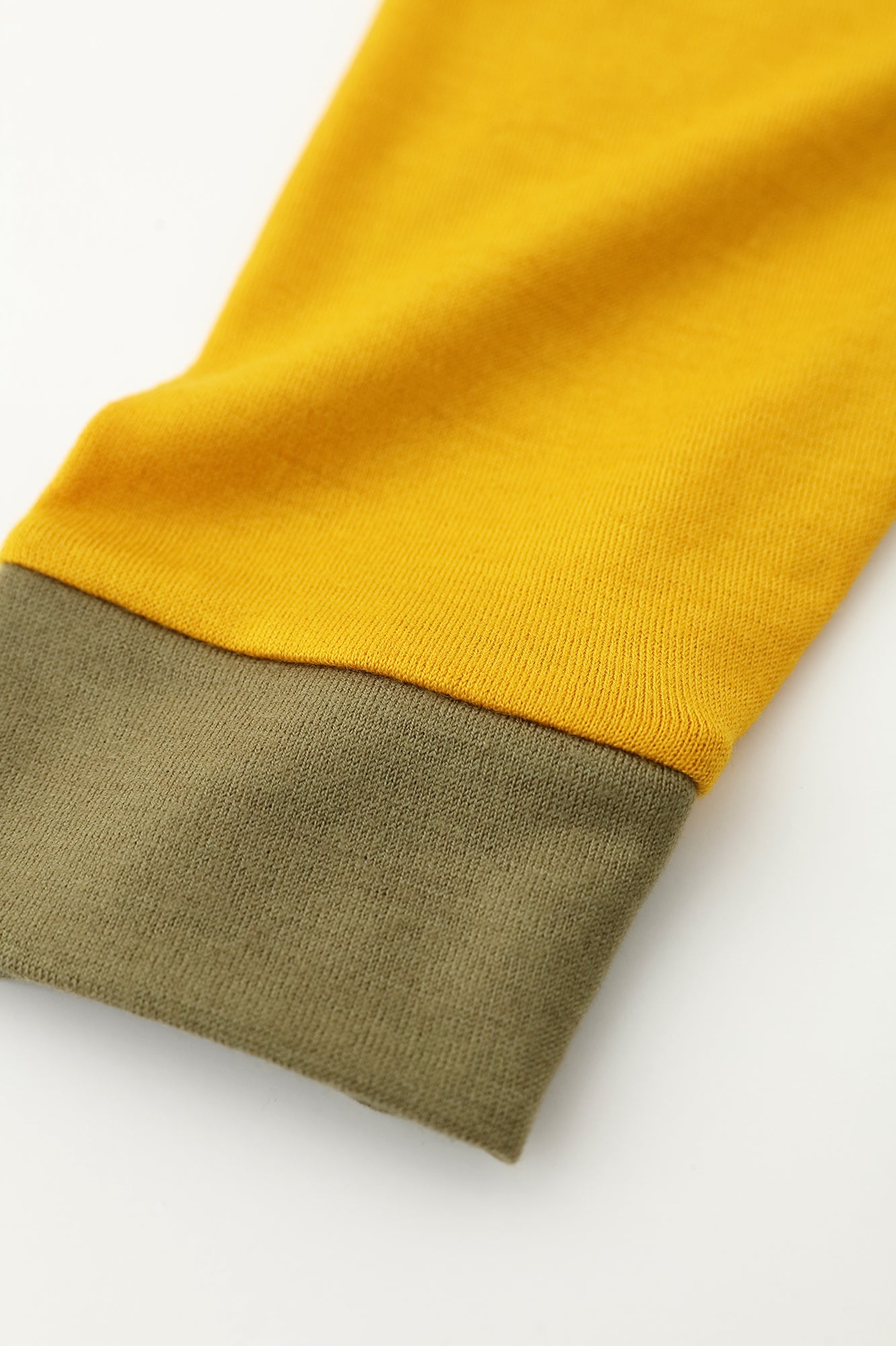 【預購】平針織 可洗羊毛 造型高領L/S長版上衣/黄色(※預計於12月9日左右發貨)