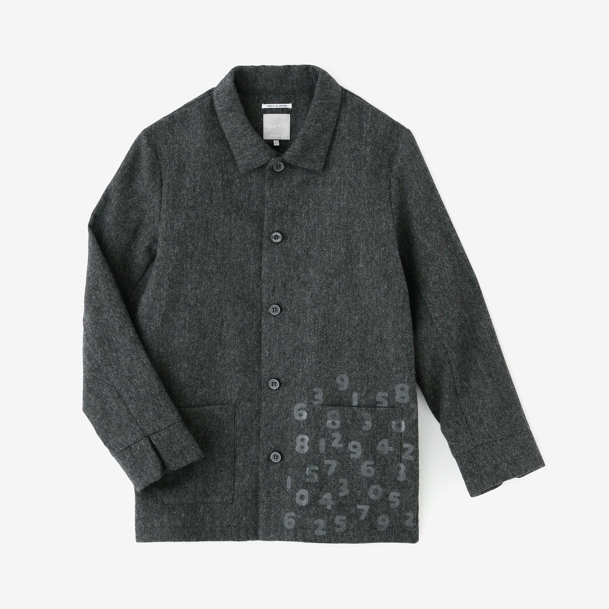 【Pre-order】CORDURA® Combat Wool Collar Jacket/Heather Dark Grey(※Scheduled to be shipped around Dec 9)