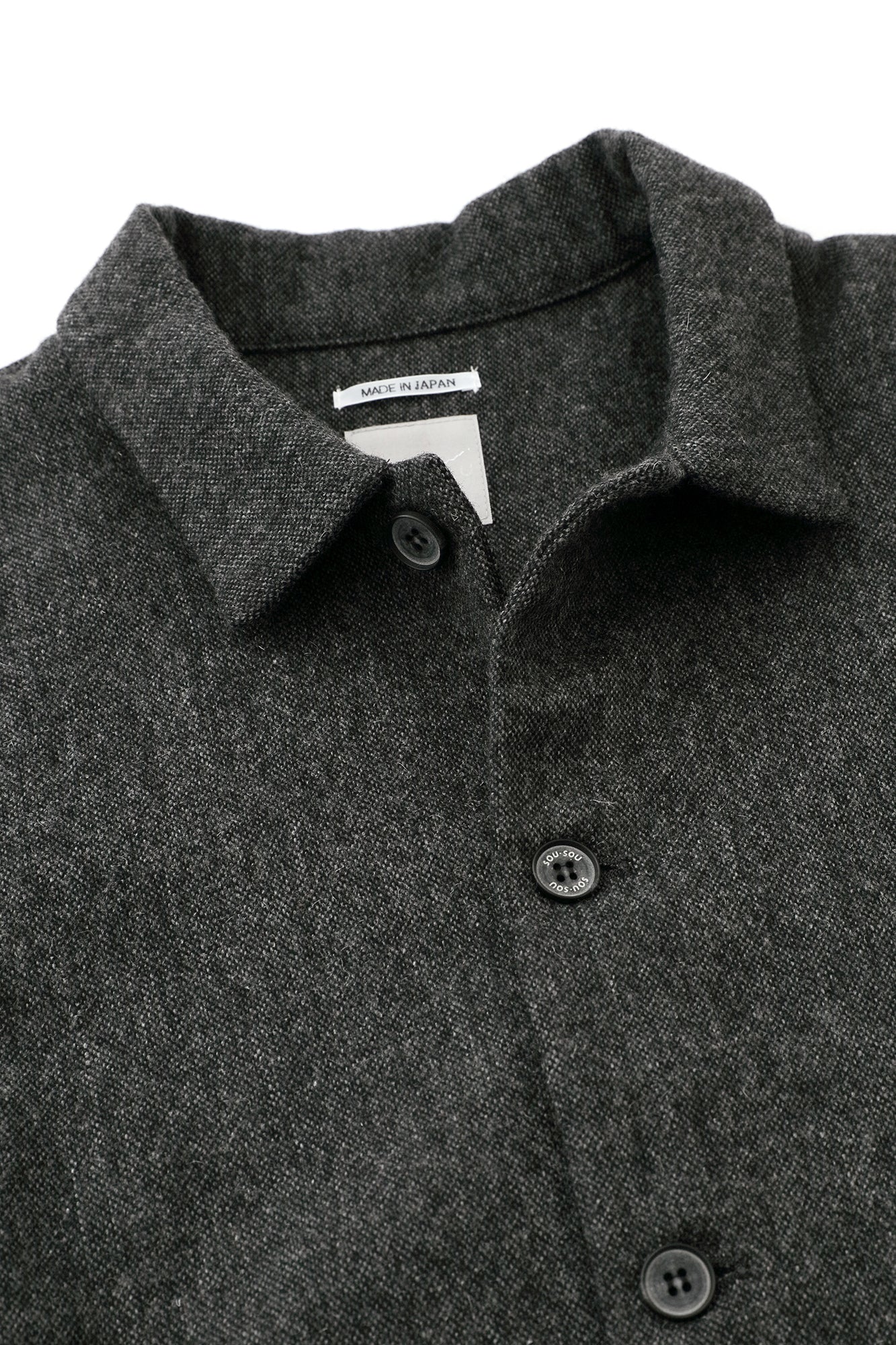 【Pre-order】CORDURA® Combat Wool Collar Jacket/Heather Dark Grey(※Scheduled to be shipped around Dec 9)