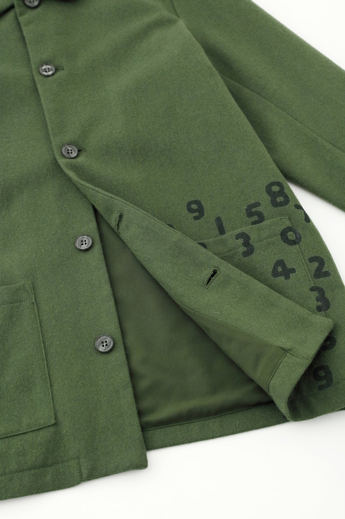 【預購】CORDURA® 耐磨羊毛 有領夾克/苔色(※預計於12月9日左右發貨)