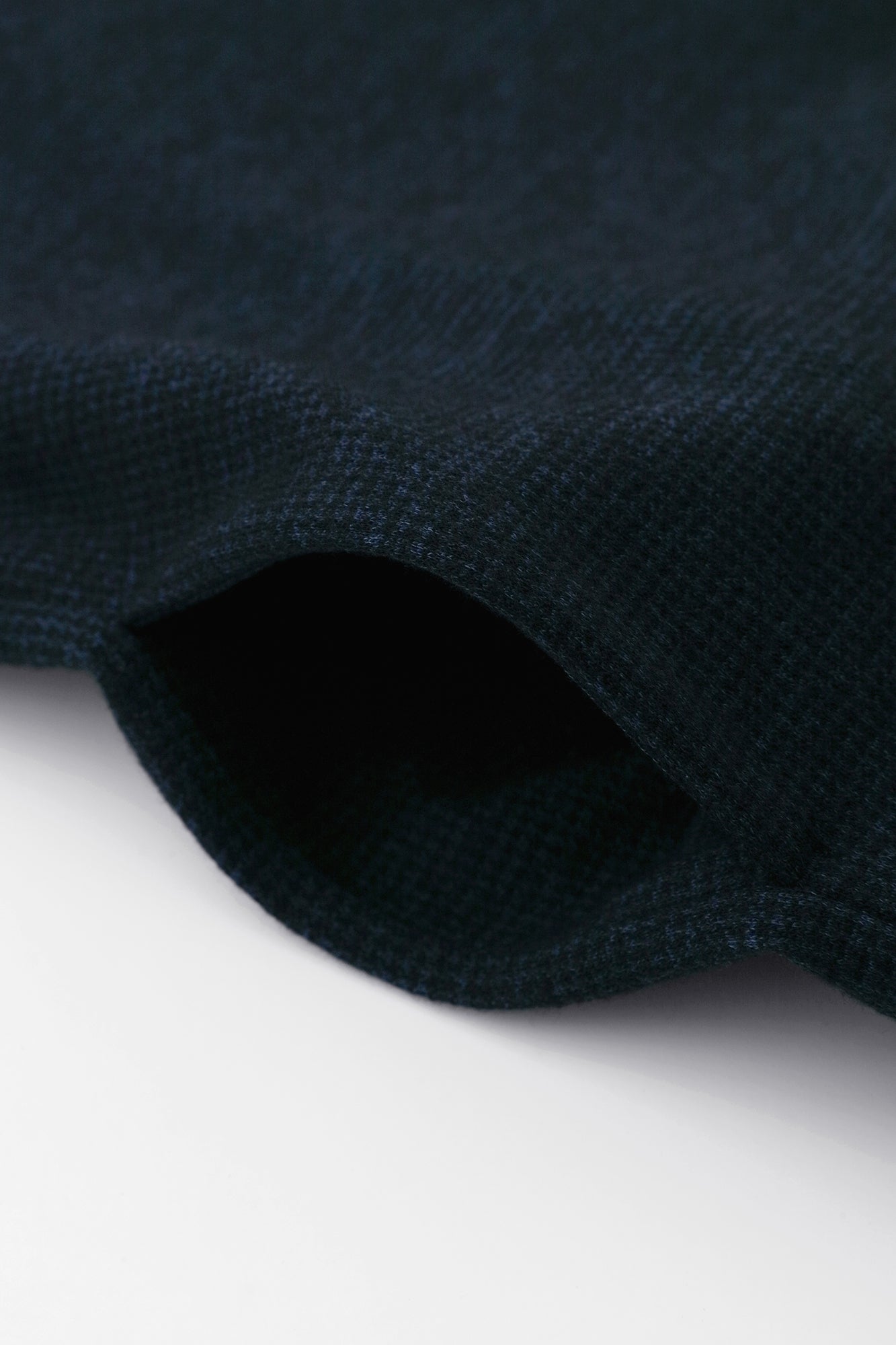 【預購】C/W千鳥格紋織 V領輕型外套/深藍色(※預計於12月9日左右發貨)