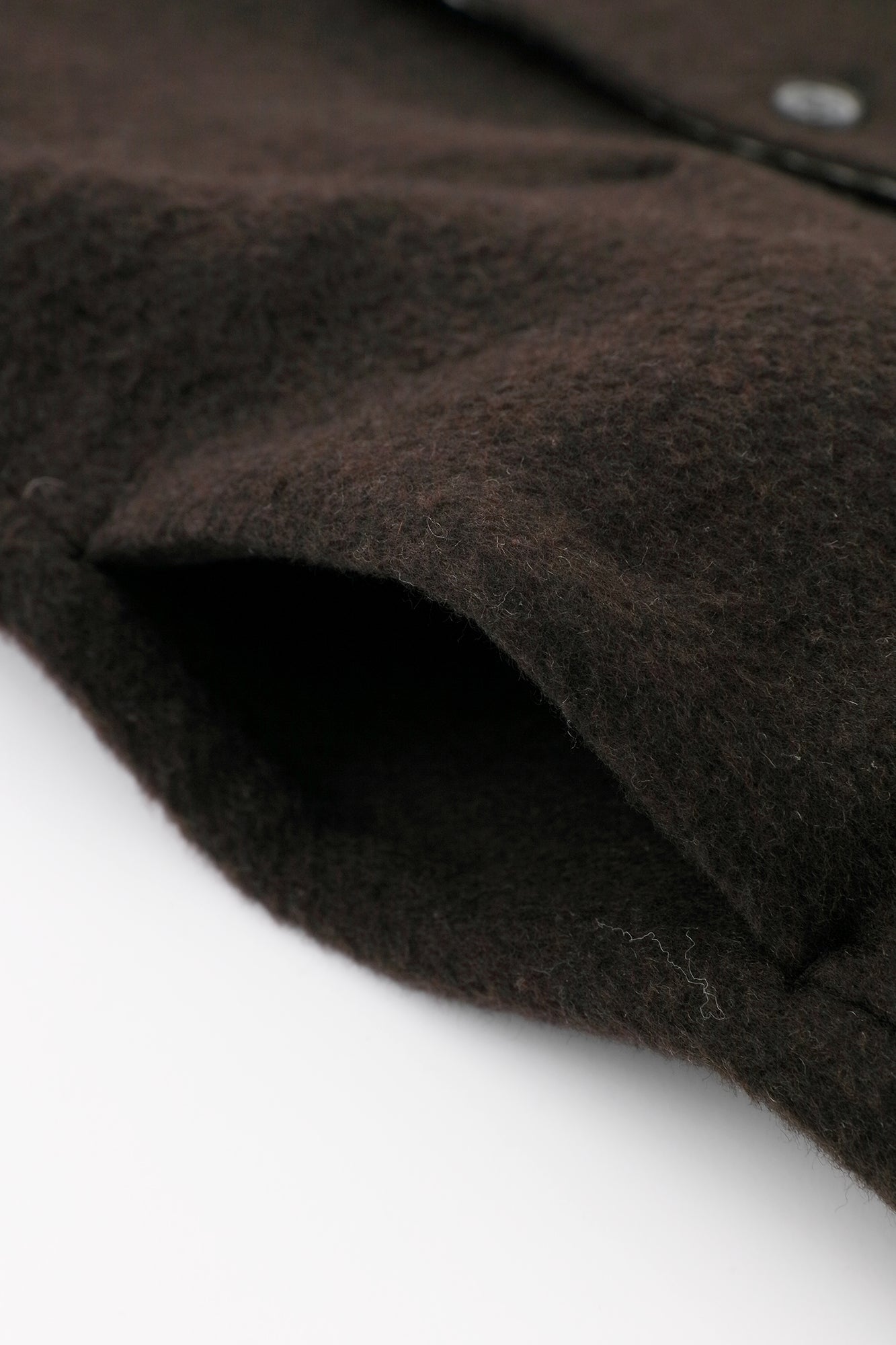 【預購】A.S 雙面羊毛 立領短外套/棕色×網代紋和SO-SU-U十數 昆(※預計於12月9日左右發貨)