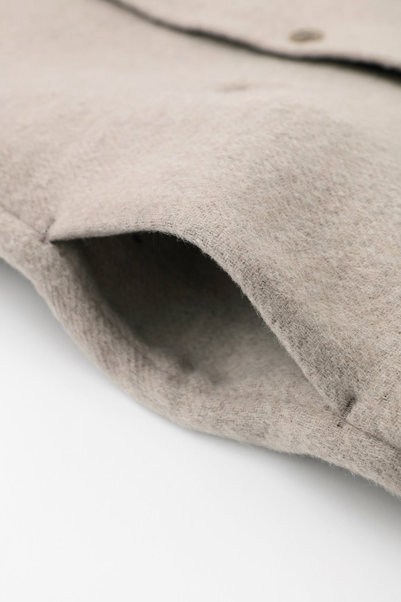 【預購】A.S 雙面羊毛 立領短外套/沙色×網代紋和SO-SU-U十數 昆(※預計於12月9日左右發貨)