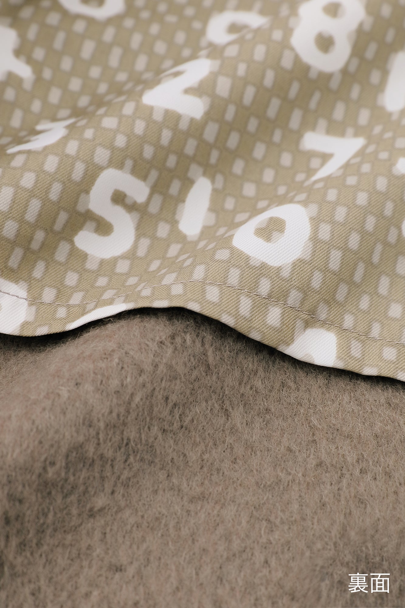 【預購】A.S 雙面羊毛 立領短外套/深藍色×網代紋和SO-SU-U十數 昆(※預計於12月9日左右發貨)